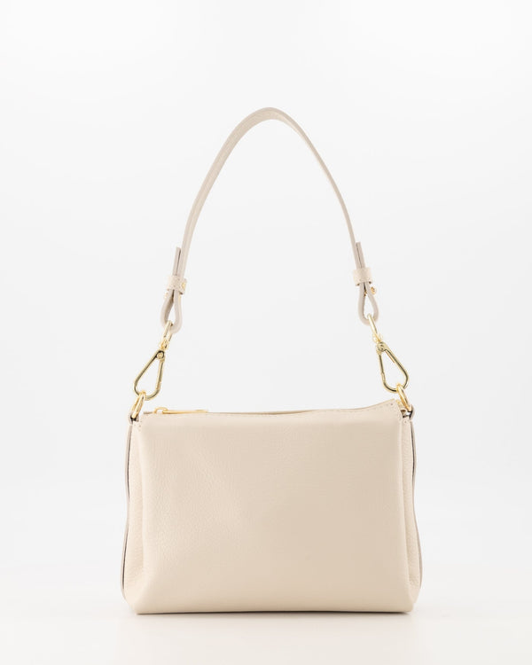 Tas Santi leer ecru - Bij Keesje - Bij Keesje - tas