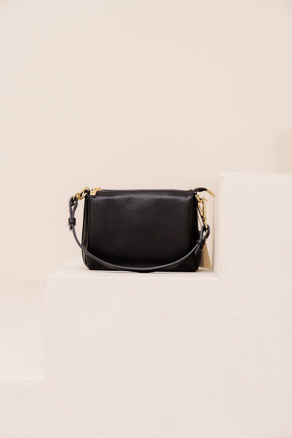 Tas Santi leer zwart - Bij Keesje - Bij Keesje - tas