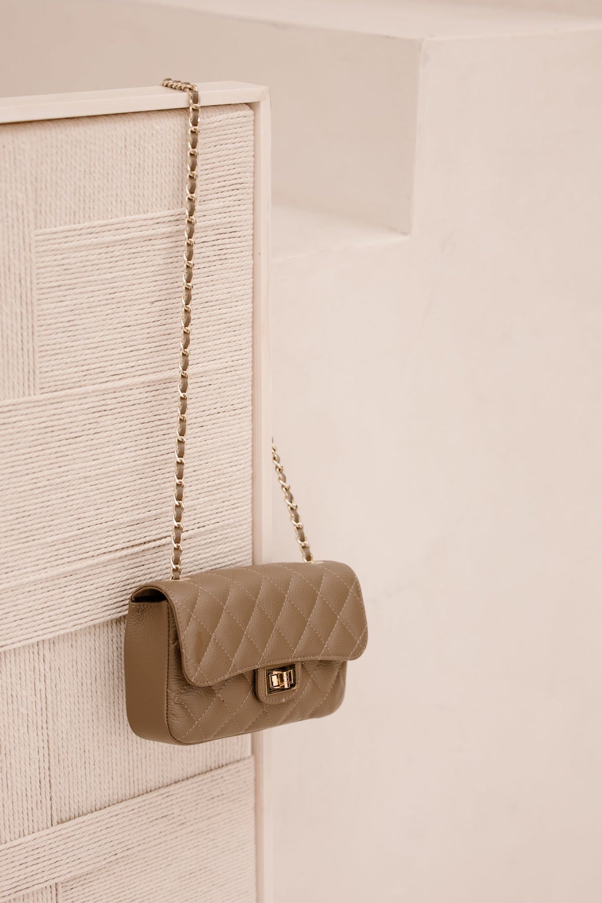 Tas Sophia taupe - Bij Keesje - Bij Keesje