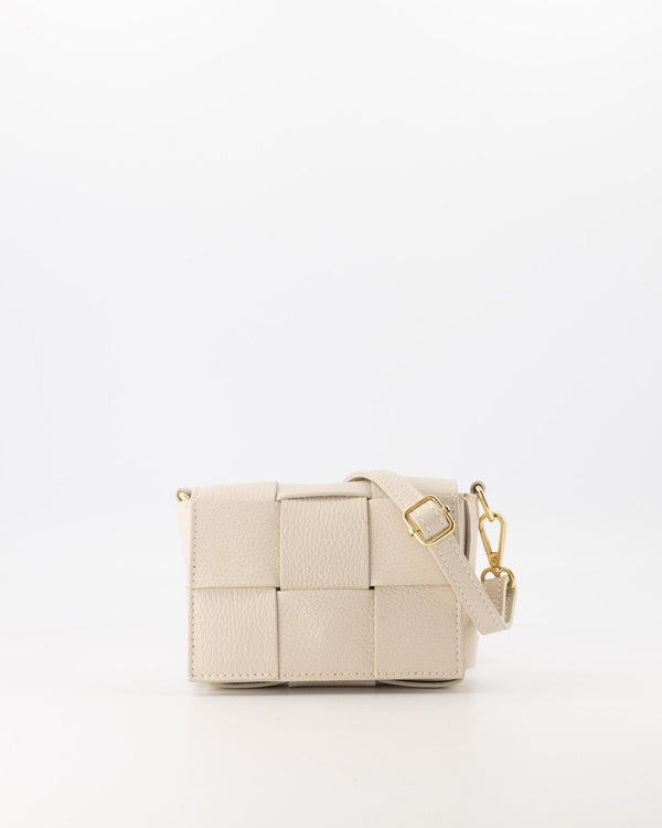 Tas Steef leer beige