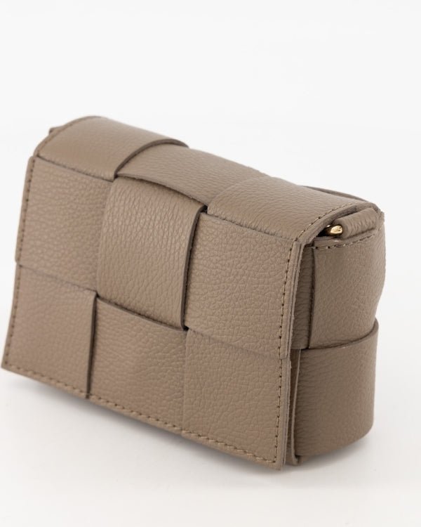 Tas Steef leer taupe - Bij Keesje - Bij Keesje -