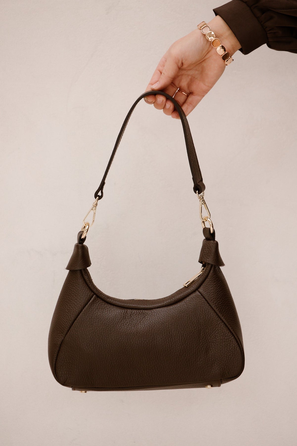 Tas Vanya leer donkerbruin - Bij Keesje - Bij Keesje