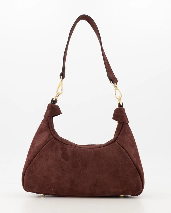 Tas Vanya suede bordeaux - Bij Keesje - Bij Keesje