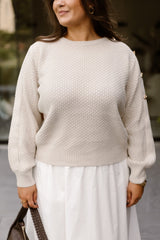 Teagan Knitting Sweater Sand