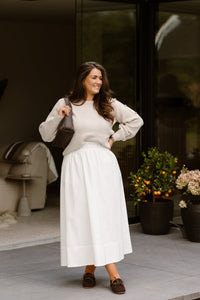 Teagan Knitting Sweater Sand - Bij Keesje - G-maxx - sweater