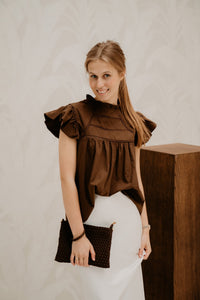 Teddie Blouse Brown - Bij Keesje - Bij Keesje - Blouse