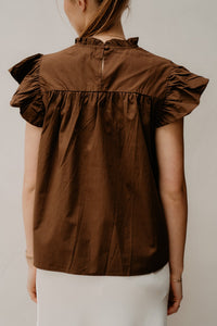 Teddie Blouse Brown - Bij Keesje - Bij Keesje - Blouse