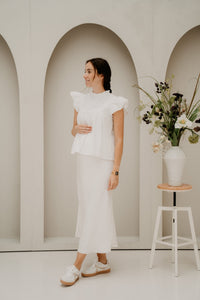Teddie Blouse Off White - Bij Keesje - Bij Keesje - Blouse