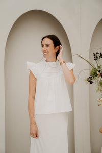Teddie Blouse Off White - Bij Keesje - Bij Keesje - Blouse