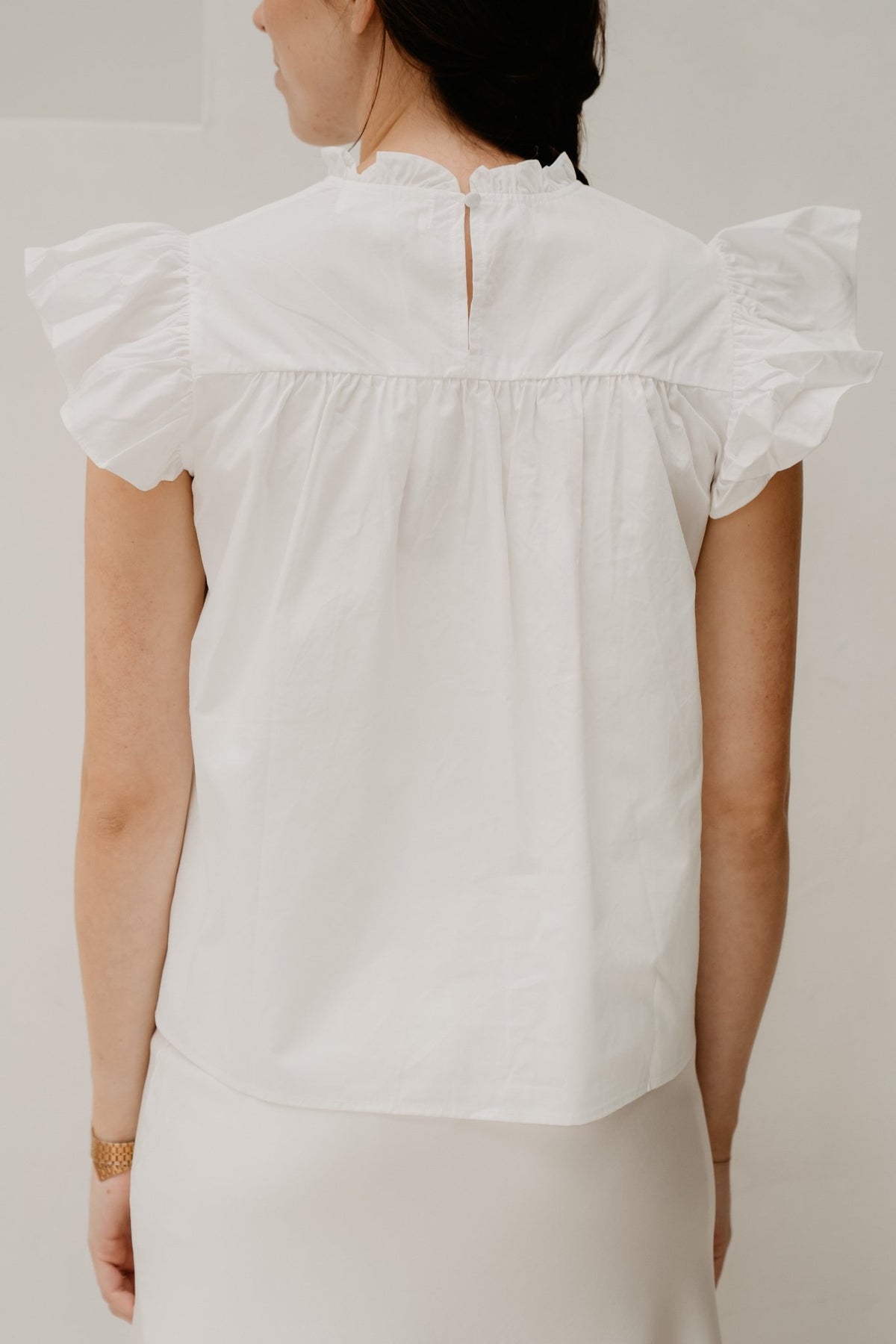 Teddie Blouse Off White - Bij Keesje - Bij Keesje - Blouse