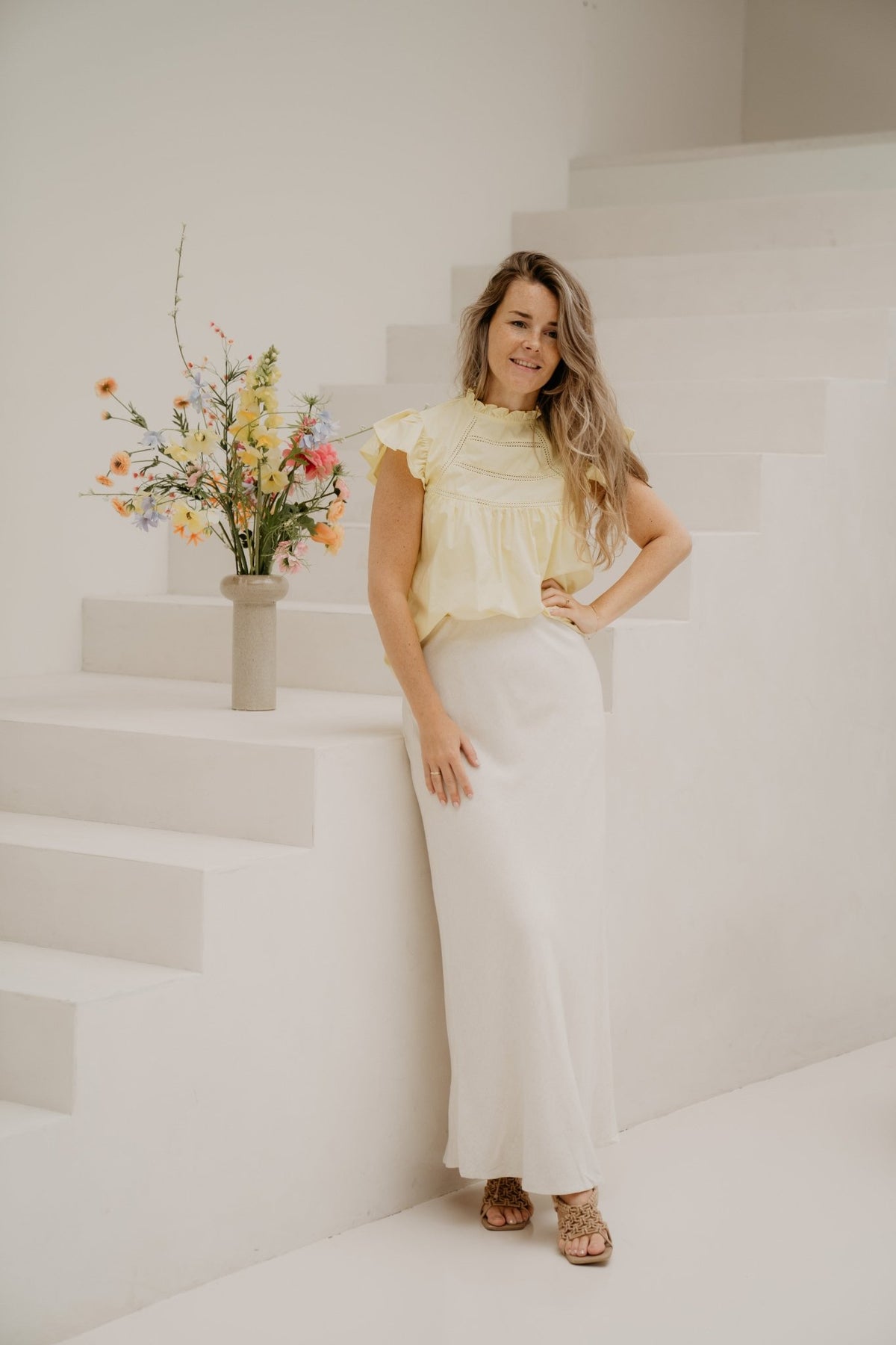 Teddie Blouse Yellow - Bij Keesje - Bij Keesje - Blouse