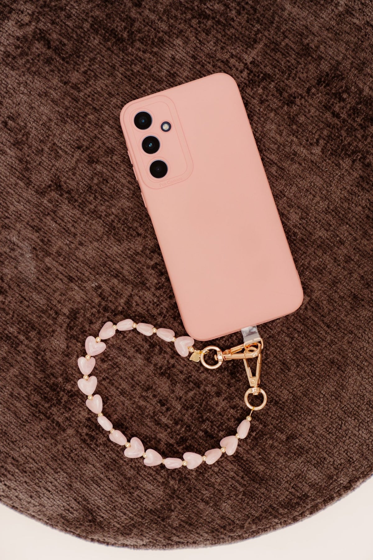 Telefoonkoord hart klein lichtroze 2521 - Bij Keesje - Bij Keesje - 