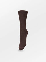 Telma Solid Sock - hot fudge brown - Bij Keesje - Becksöndergaard - Sokken