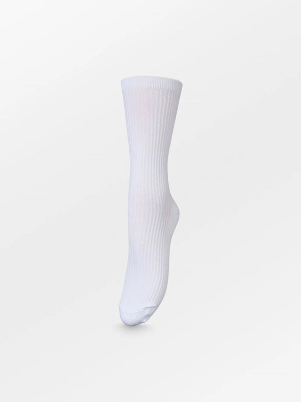 Telma Solid Sock - white - Bij Keesje - Becksöndergaard - Sokken