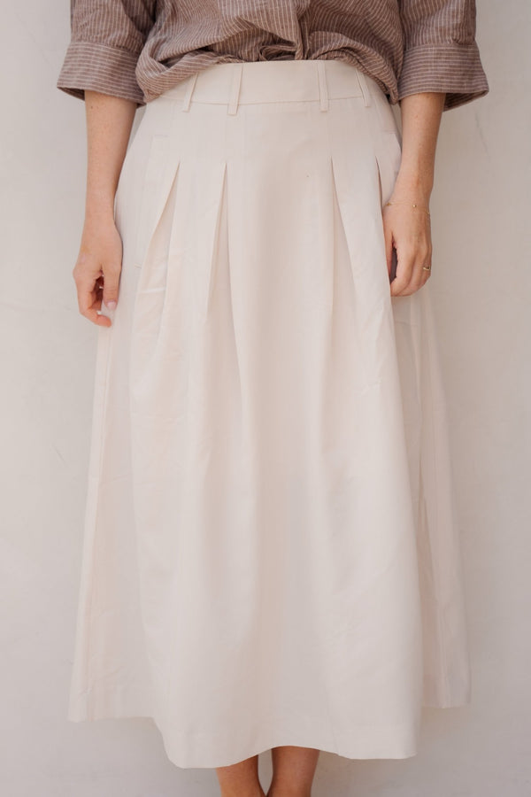 TengaCC pleat skirt pearl - Bij Keesje - Co'couture - Rok
