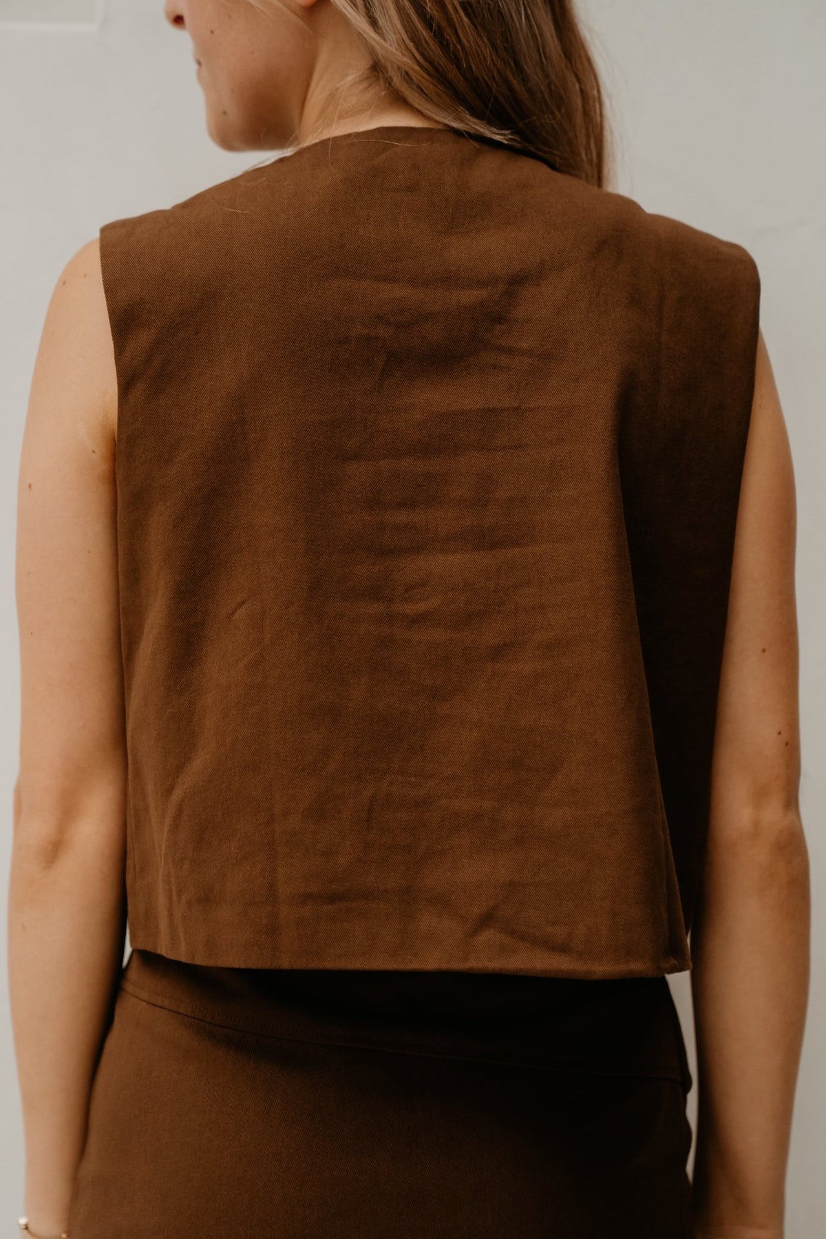 Teun gilet bruin - Bij Keesje - Bij Keesje - Gilet