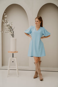 Thamar Dress Blue - Bij Keesje - Bij Keesje - Jurk