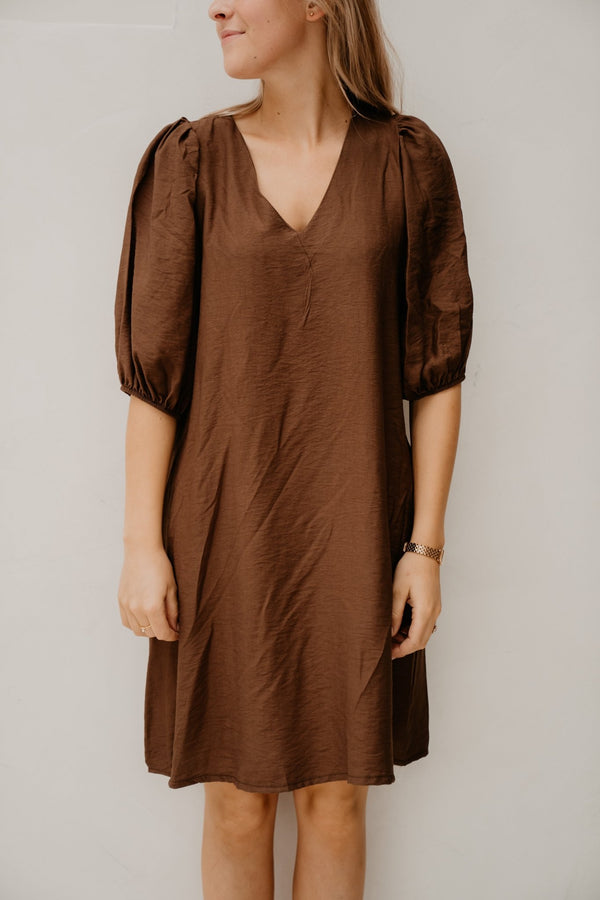 Thamar Dress Brown - Bij Keesje - Bij Keesje - Jurk