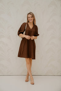 Thamar Dress Brown - Bij Keesje - Bij Keesje - Jurk