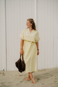 Thea Dress Yellow - Bij Keesje - Bij Keesje - Jurk
