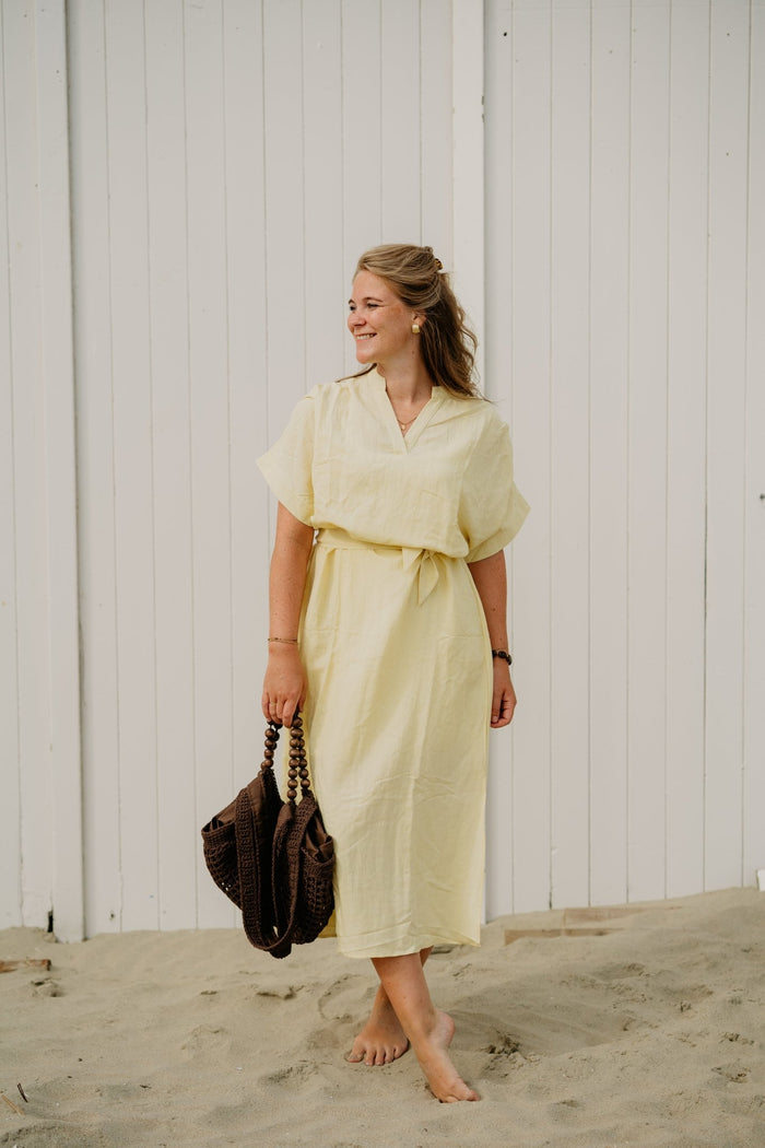 Thea Dress Yellow - Bij Keesje - Bij Keesje - Jurk