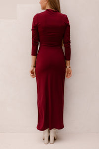 Therees dress bordeaux - Bij Keesje - Bij Keesje