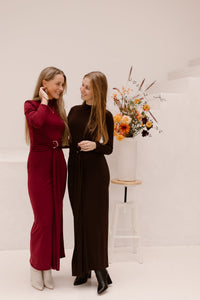Therees dress bordeaux - Bij Keesje - Bij Keesje