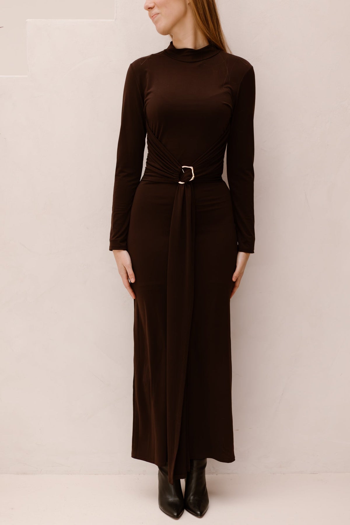 Therees dress brown - Bij Keesje - Bij Keesje