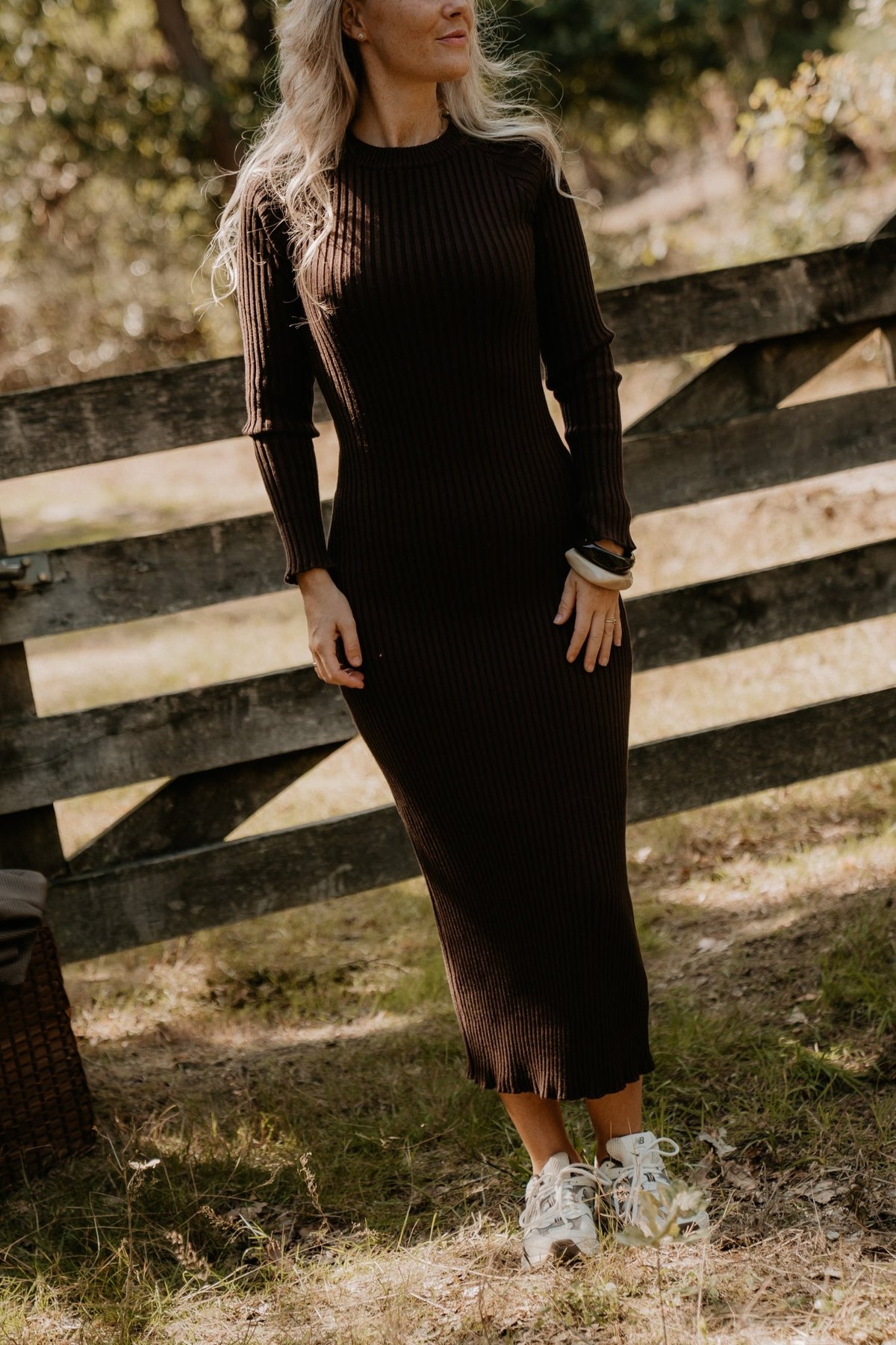 Theresa Bodycon Dress Brown - Bij Keesje - Bij Keesje The Label - Jurk