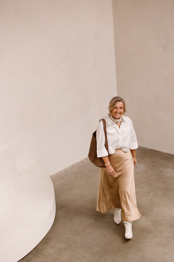 Theresa short blouse white - Bij Keesje - Bij Keesje The Label - Blouse