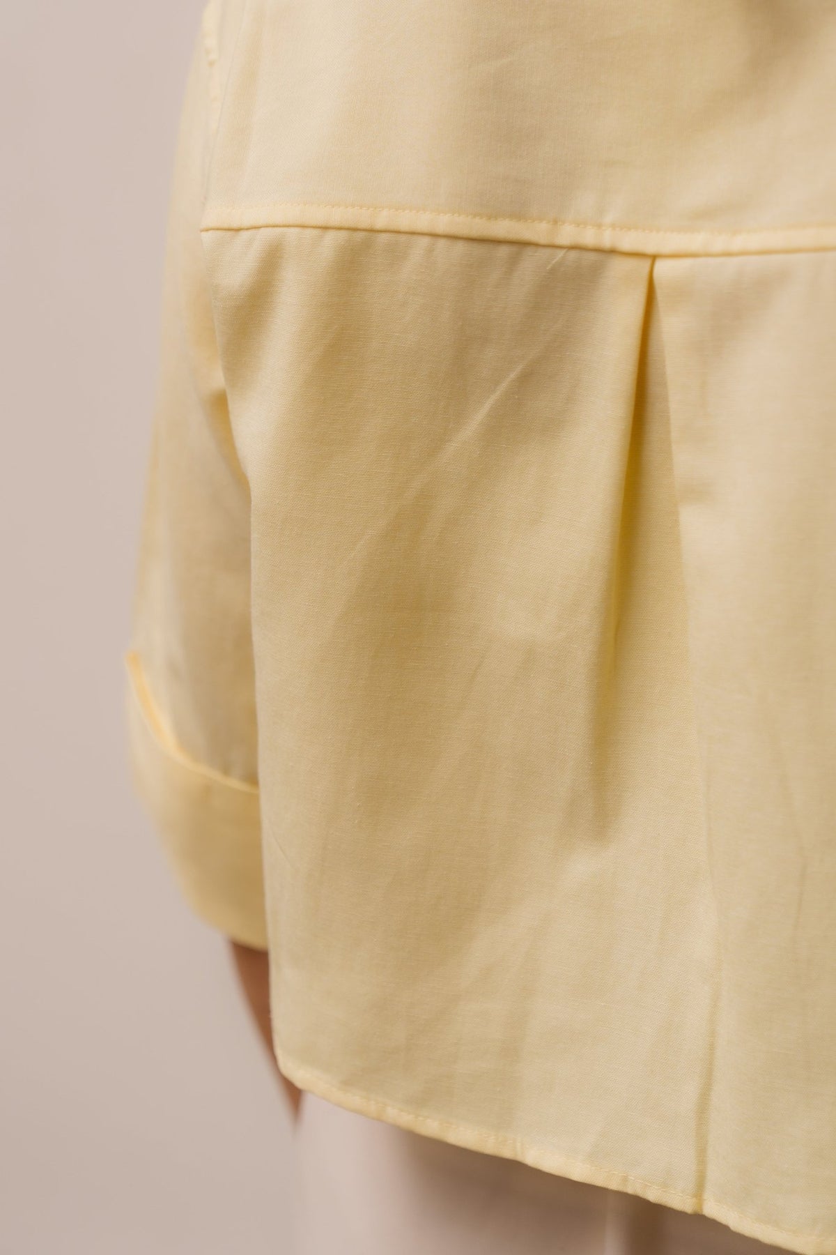 Theresa short blouse yellow - Bij Keesje - Bij Keesje The Label - Blouse