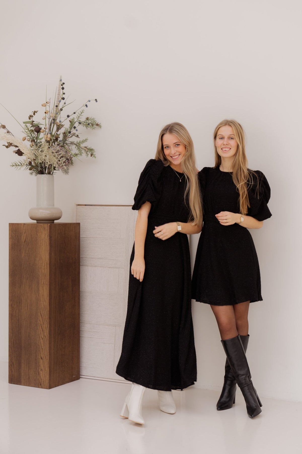 Tikka glitz dress black - Bij Keesje - Neo Noir