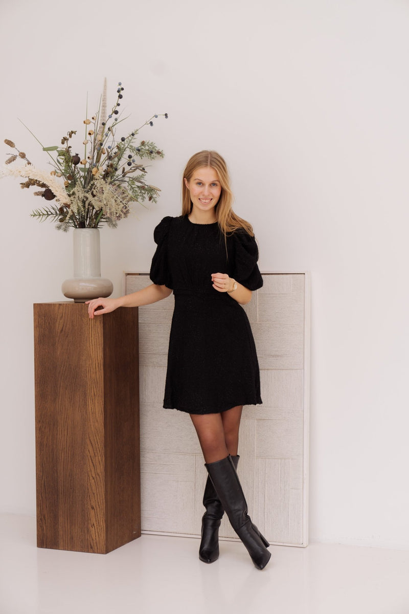 Tikka glitz dress black - Bij Keesje - Neo Noir