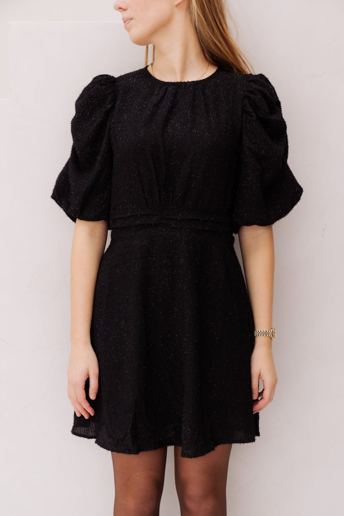 Tikka glitz dress black - Bij Keesje - Neo Noir