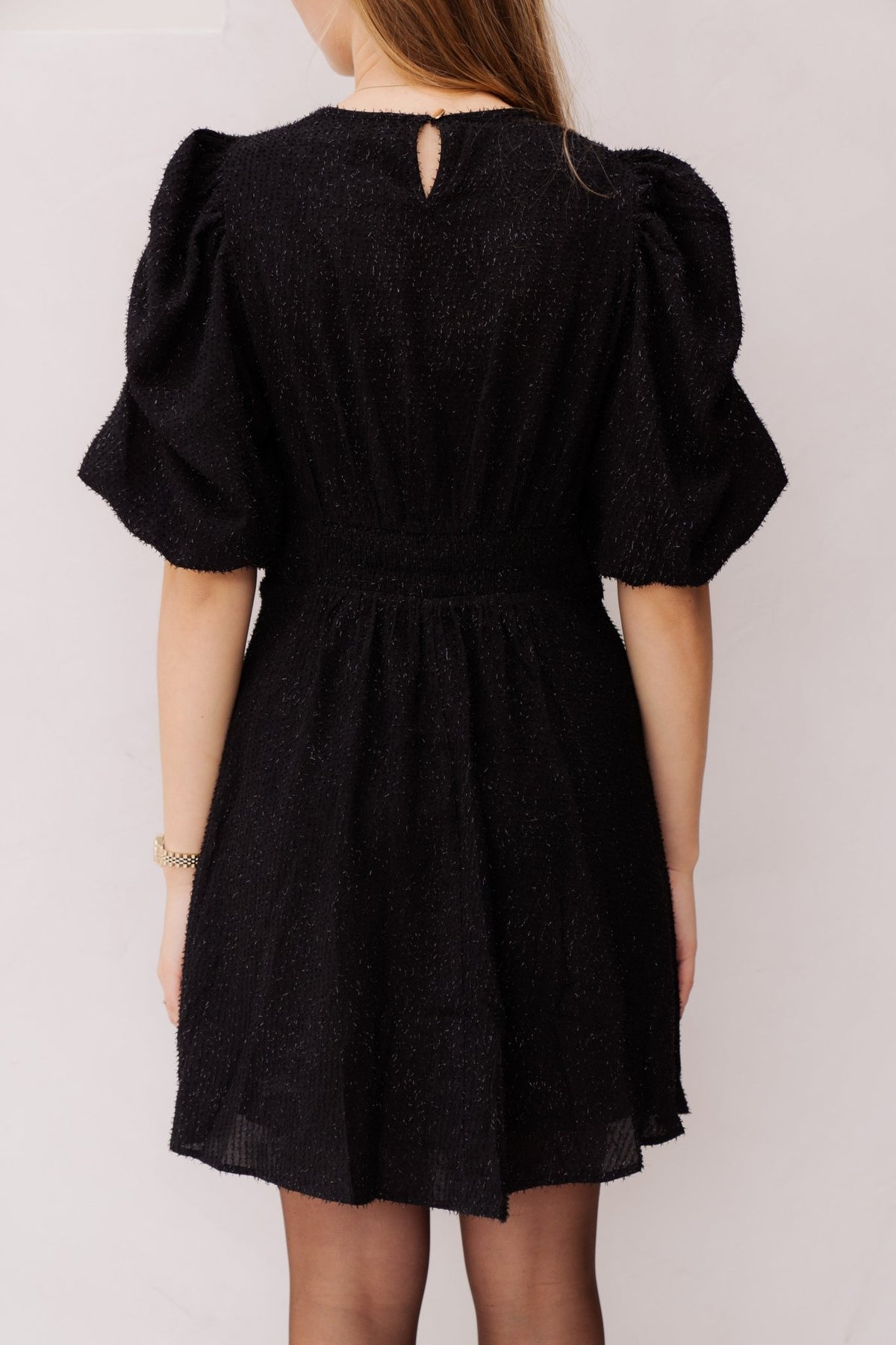 Tikka glitz dress black - Bij Keesje - Neo Noir