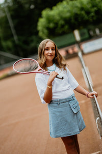 TillyCC pocket skirt fade denim - Bij Keesje - Co'couture - Rok