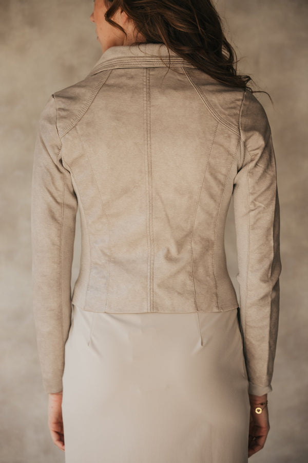 Tineke jacket beige - Bij Keesje