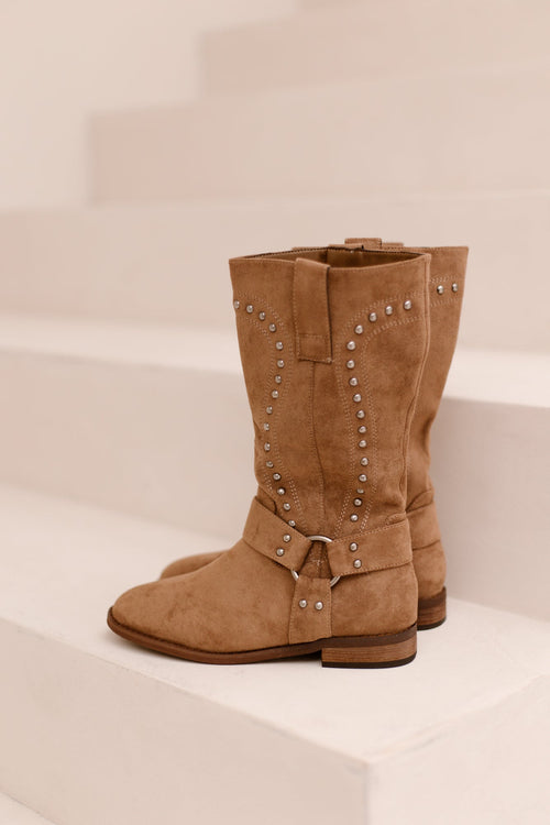 Tokyo laarzen taupe - Bij Keesje - Bij Keesje