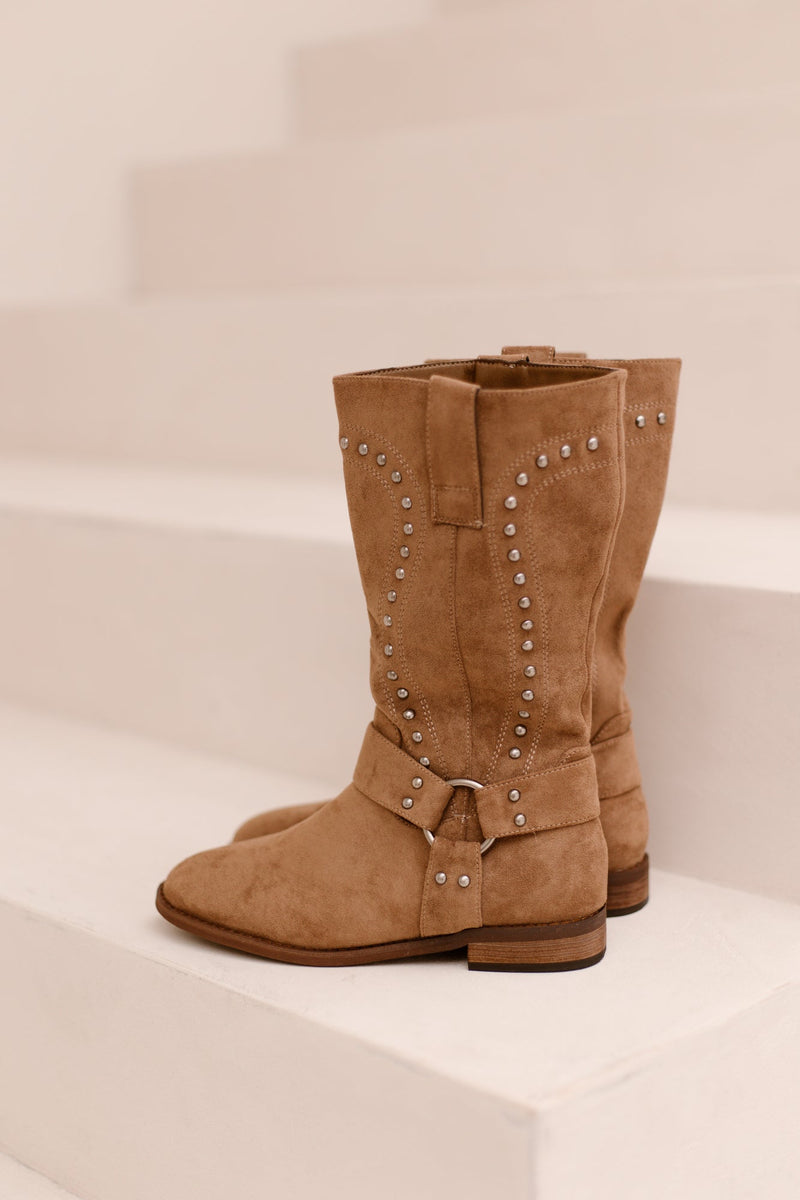 Tokyo laarzen taupe - Bij Keesje - Bij Keesje