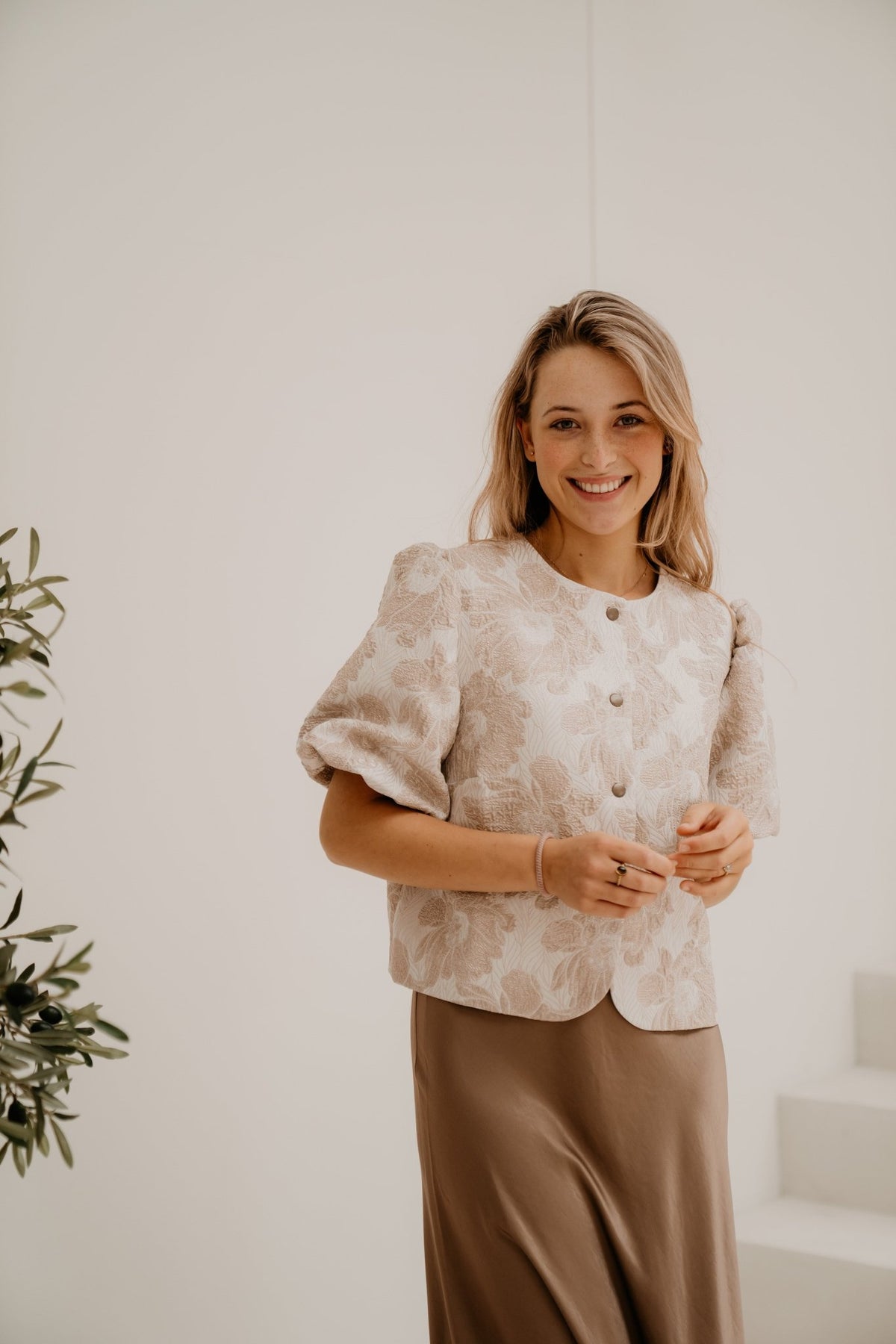 Top Lea Sand Flower - Bij Keesje - Elvira - Top
