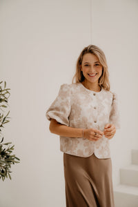 Top Lea Sand Flower - Bij Keesje - Elvira - Top
