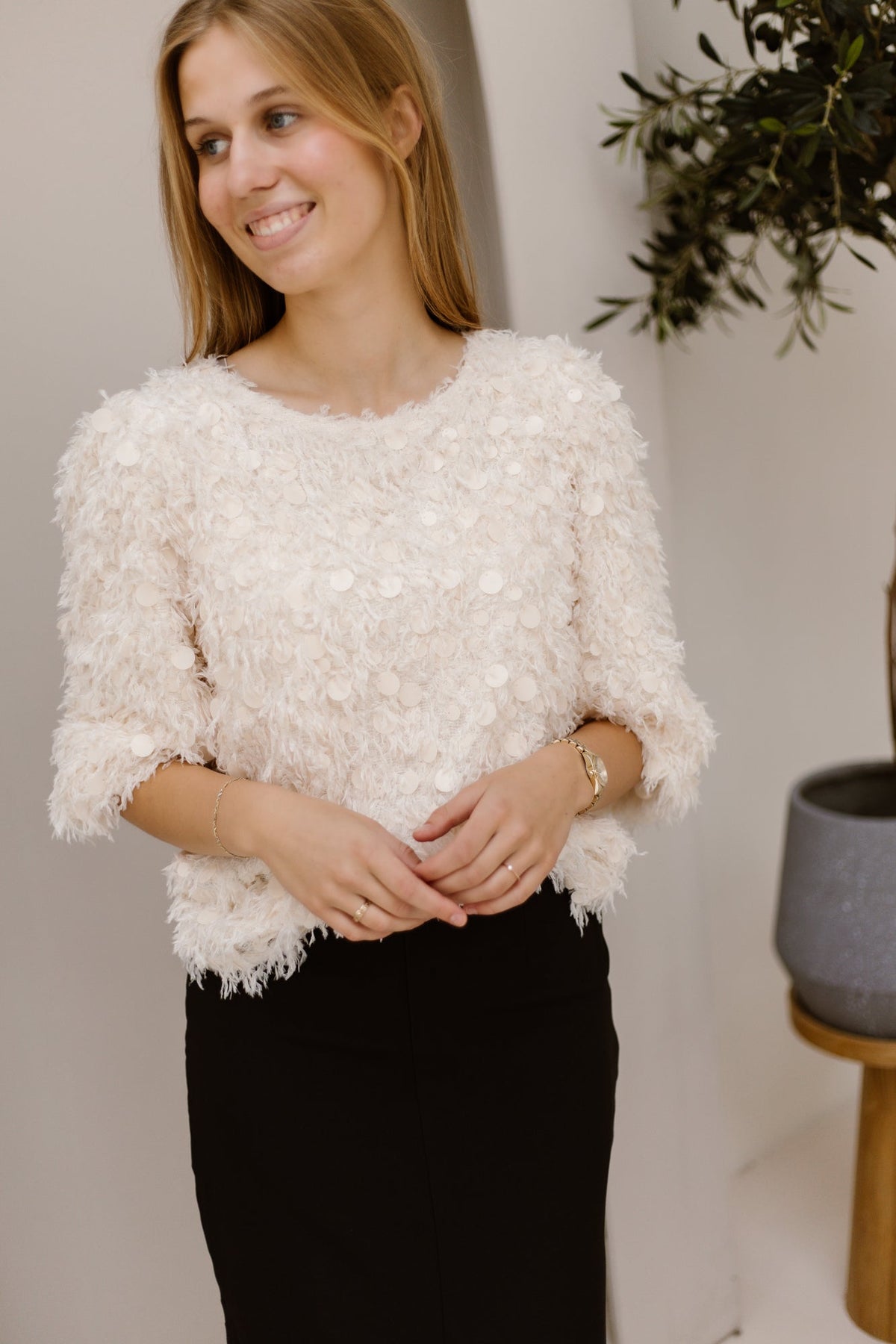 Top off white 26712-SL - Bij Keesje - Smashed Lemon - Top