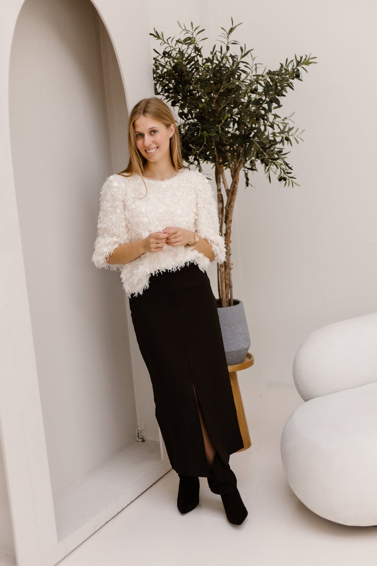 Top off white 26712-SL - Bij Keesje - Smashed Lemon - Top