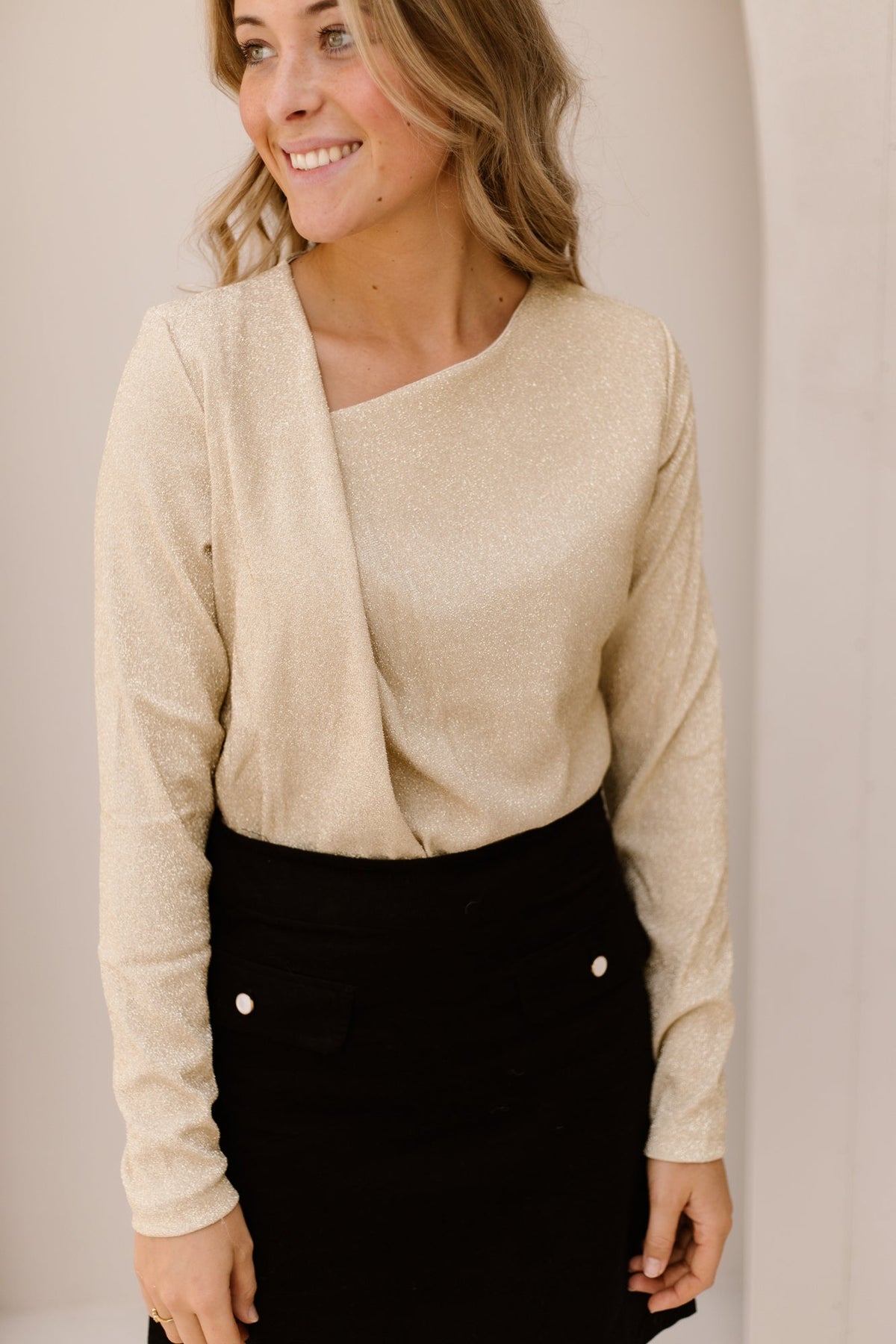 Top off white/gold 26767 - Bij Keesje - Smashed Lemon - Top