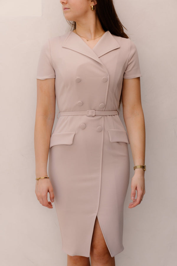 Tortora Beige dress - Bij Keesje - Rinascimento - Jurk