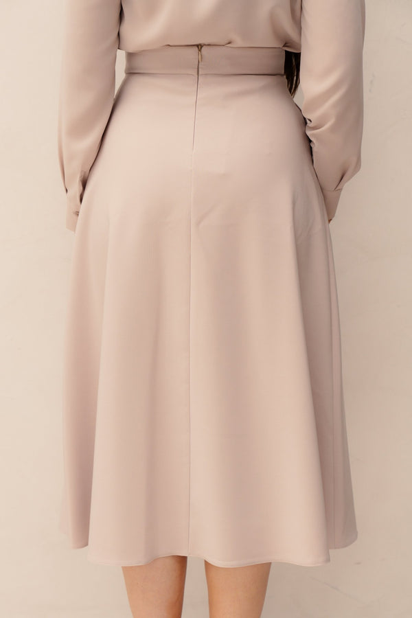 Tortora Beige skirt B135 - Bij Keesje - Rinascimento - rok