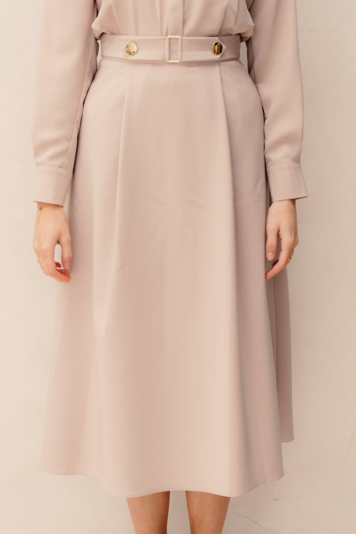 Tortora Beige skirt B135 - Bij Keesje - Rinascimento - rok