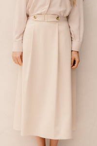 Tortora Beige skirt B382 - Bij Keesje - Rinascimento - rok