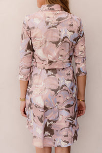Travel Dress embroidered bloom print - Bij Keesje - Bij Keesje - jurk
