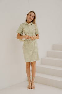 Travel Dress print sweet pea / white - Bij Keesje - Bij Keesje - jurk